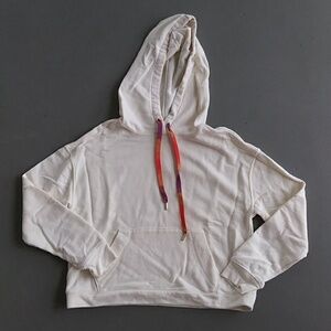 Madewell Rainbow Drawstring Hoodie Sweatshirt